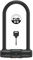 CASR Sicherheits-U-Schloss, zertifiziert FUB 2 & ART 4 – gehärteter Stahl Q235, bruchfest, Silikonbeschichtung, 30,2 cm, ideal für Fahrrad, Roller, Roller und Motorrad