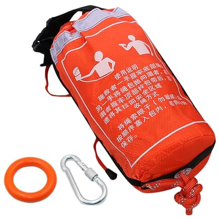 Corda galleggiante ad acqua - Robusto 600D Oxford Material Rescue Throw Bag | Borsa galleggiante d'acqua | Dispositivo di galleggiamento usa e getta per noce piscina marina inondabile rafting rafting