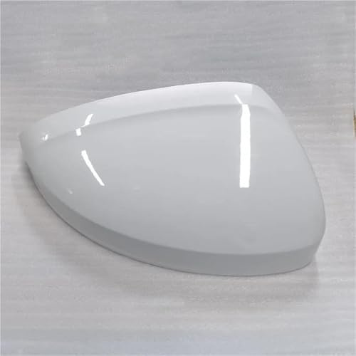 Boîtier De Rétroviseur Extérieur Coques De Rétroviseur pour VW pour Tiguan 2016-2020, 1 Paire De Coques De Rétroviseurs Latéraux, Argent/Blanc/Noir Cache Capuchon(Blanc,Droite)