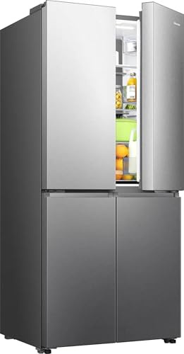 Hisense RQ5P470SAIE - Frigorifero Americano No Frost, 483 litri, Inox, Classe energetica E