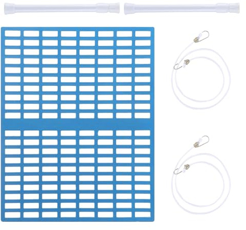Protection pour écumoire de piscine | Kit de nettoyage de filet de 41,9 x 33 cm - Flotteurs et filtres à débris pour jardinier, feuilles, branches, creux, extérieur, bassin, sacs poubelle familiaux