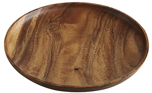 Premier Housewares - Piatto in legno di acacia, marrone, 3 x 31 x 31 cm