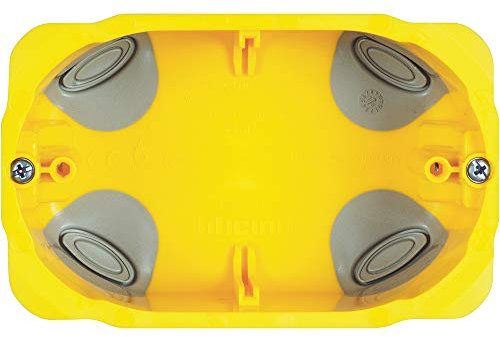 BTICINO SPB503NF Scatola 3 Moduli, da Incasso, in Resina, per Pareti in Cartongesso e a Doppia Lastra, Ideale per Installazione delle Serie Civili