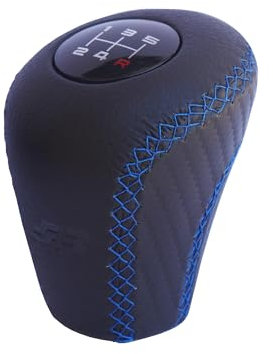 Simoni Racing Schaltknauf Slick - Schwarz/Blau inkl. 3 Schaltmustern