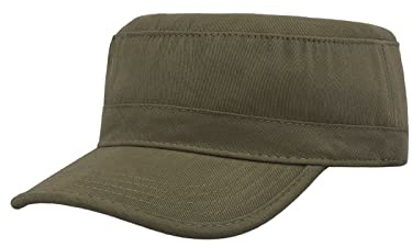 Generico Cappellino da Uomo Army Tank Berretto MilitareE Esercito Cappello Vasco Basco cap (Verde)