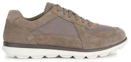 Geox U Spherica Ec12 A, Oxford Uomo, Grigio Tortora, 44 EU