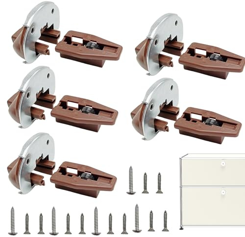 Kit guida per cassetti, parte di ricambio per guide di montaggio centrale, guide di ricambio per cassetti non cabina, tavolo da buffet, mobili da cucina retrò