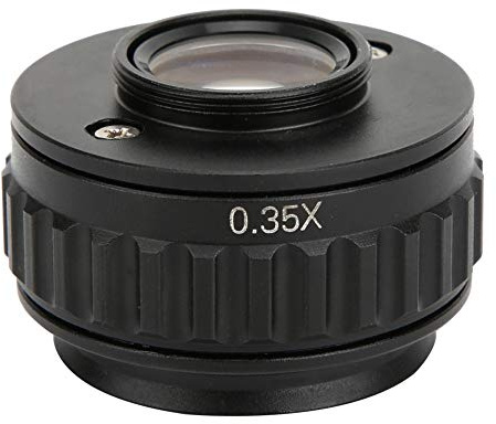 Lentille de Microscope 0.35X CTV, adaptateurs d'objectif de caméra de Microscope d'industrie numérique pour Microscope stéréo trinoculaire