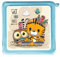 MeinBaby123® Schutzfolie kompatibel mit Toniebox | Schutzcover selbstklebend | Premium Qualität | Aufkleber passgenau I Folie Sticker I Toniebox Zubehör (Eule & Tiger)