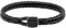 BOSS Jewelry Lederarmband für Herren Kollektion SEAL Schwarz - 1580047S