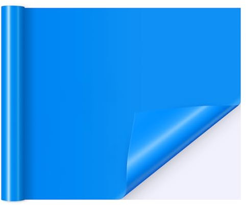 RETOONGKING Toppe per Piscine Fuori Terra, 124 x 86 cm, PVC Impermeabile, Blu, Kit di Riparazione per Materassi ad Aria, Piscina, Gonfiabili