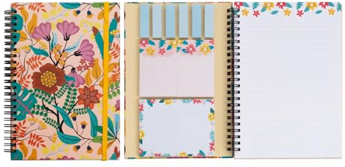 KIFZM Taccuino adesivo formato A5, ciascuno con 9 blocchi di foglietti adesivi decorati e un pratico quaderno, blocco note autoadesivo, regalo di apprezzamento per insegnanti, appunti, scuola, ufficio