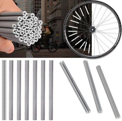 KINDOYO 36 Stück Speichenreflektoren Fahrrad - 360° Sichtbarkeit Reflektoren Fahrrad, Katzenaugen Reflektoren, Fahrrad Zubehör Einfache Montage