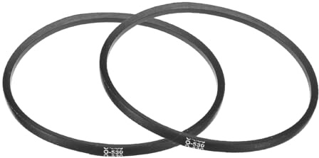sourcing map 2Pcs O-530 O Type V-belt 530mm/20.9 Inner Length x 0.39 Width x 0.24 Height, O-type Closed-Loop Rubber Transmission Belt