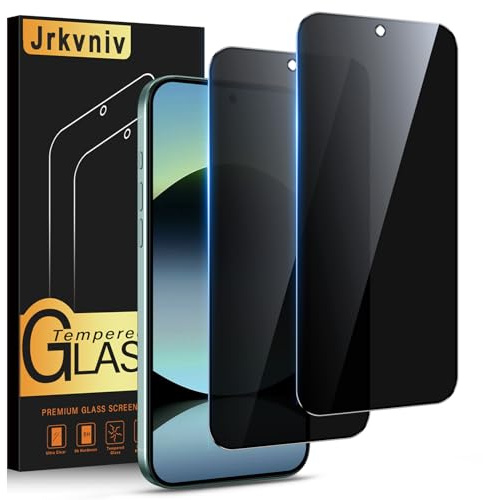 Jrkvniv Privacy Pellicola per Xiaomi Redmi Note 14 5G/4G Vetro Temperato Anti Spy Durezza 9H Vetrino Protettiva Anti-Graffio Senza Bolle Resistente Anti-Impronta Anti-Spia Protezione Schermo,2 Pezzi