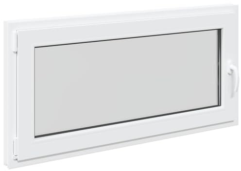 vidaXL Ventana de sótano oscilante y abatible RISOR 120 x 60 cm