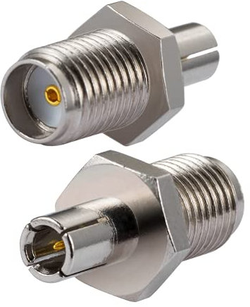 Vecys SMA Buchse an TS9 Stecker Adapter 2G 3G 4G Antennenadapter TS9 SMA Antennenadapter 2 Stück Kompatibel mit Hsdpa Huawei LTE Antennenrouter GSM WLAN UMTS Mobile Broadband