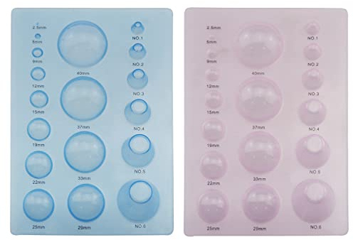 3-Row Paper Quilling Tool E-outstanding 2PCS Concave-Convex Spherical Styler 3D Domes Half Ball Mould Plastic Mini Quilling Mold for DIY Paper Craft Tool