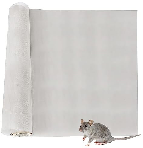 30x100cm/120 Mesh Grillage Métallique, Tissu de Treillis Métallique Est en Acier Inoxydable 304, Treillis Métallique Tissé pour Filtrer la Poussière/Empêcher les Moustiques, Grillage Métallique Fine