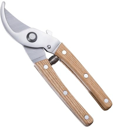 ZoRoll Cisaille de Jardin, Secateur de Jardin Ergonomiques, Cisaille Coupe Branches, Sécateur pour Plantes, avec Lame 3Cr13, Outils de Jardinage, Plage de Coupe Ø20mm - 195.2g（L）