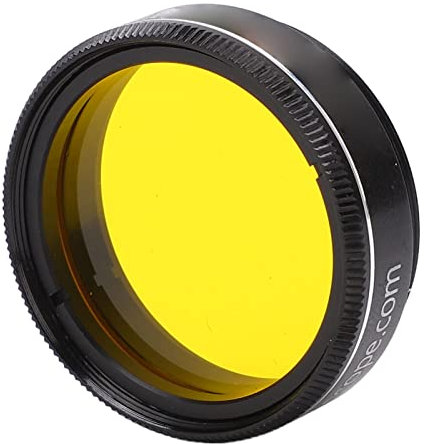 1,25-Zoll-Teleskopfilter, Teleskop-Mondfilter aus Optischem Glas und Aluminiumlegierung mit Aufbewahrungsbox. Farbiger Teleskopfilter für 1,25-Zoll-Teleskopokular