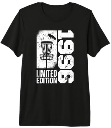 DiscGolf Disc-Golf-Joueur Anniversaire né en 1996 Disc-Golf T-Shirt Haut de Gamme