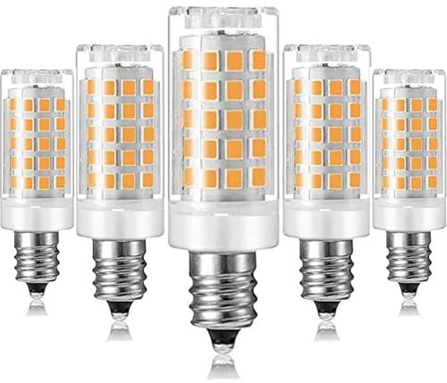WEYIMVTO Lampadina a LED, Lampadina LED E11 7W, 220V-240V, equivalente a lampadina alogena da 70W, 700LM, lampadine con attacco Bi Pin for lampadario(Warm White)