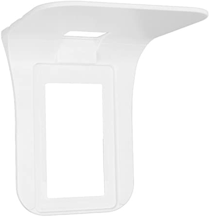 Xiuganpo Vägguttagshylla, 2-pack ABS Platssparande Design Horisontell Uttagshylla, Dubbla Monteringsalternativ Laddningshylla med Sladdhantering för Mobiltelefon Nattljushögtalare i Badkar