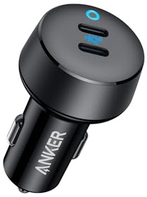 Anker USB C Car Charger, 40W 2-Port PowerIQ 3.0 Type C Adapter, iPhone 17 Car Charger, PowerDrive III Duo with Power Delivery for iPhone 17/17 Pro Max/16/15/14 Series, Galaxy S24/23,AirPods and More