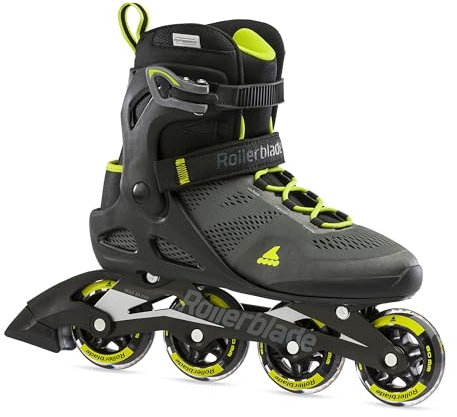 Rollerblade Herren Macroblade 80 Inlineskate, Black/Lime, 280