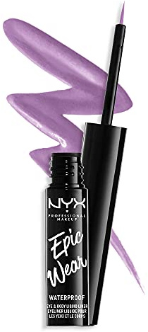 NYX PROFESSIONAL MAKEUP Epic Wear Liquid Liner, Long-Lasting Waterproof Matte Eyeliner - Lilac