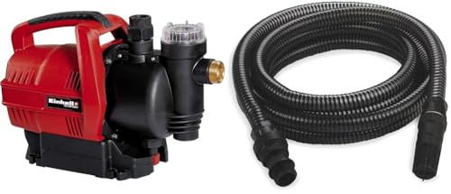 Einhell Hauswasserautomat GC-AW 6333 (630 W, 3,6 bar Druck, 3300 l/h Fördermenge, Vorfilter, Rückschlagventil, autom. Durchflussschalter mit LED-Anzeige, inkl. 4 m Kunststoff Saugschlauch)