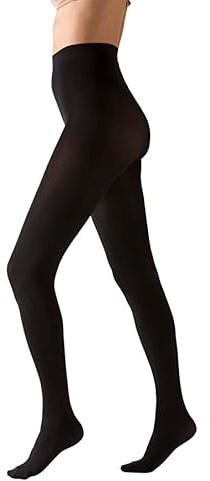 Gi&Gi Pantimedias de mujer 80 denier, medias de mujer de confort total 80 Denier Soft Touch N,1293 (FR/ES, Letras, L, XL, Regular, Regular, NEGRO)