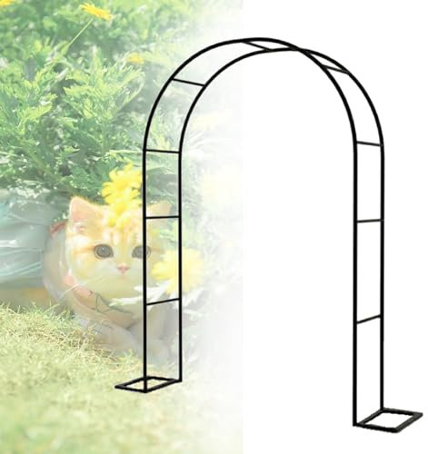 Arco da Giardino Arco per Piante Rampicanti Arco per Rose Metallo Arco 80x200cm 140x230cm 350x220cm Arco per Matrimoni Padiglioni(Width 240x high 220cm(94x86in))