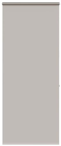 vidaxl shower roller blind with cassette - light grey 110x240 cm/space-saving/water- peva/modern bathroom privacy cover