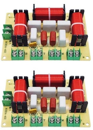 TsoLay 2 Pezzi Crossover Altoparlante A Frequenza Media Bassa DIY Splitter Audio per Aggiornamento Altoparlante Domestico