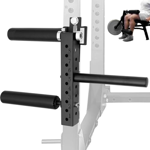 Power Rack - Máquina de extensión de piernas, equipo de entrenamiento de fuerza ajustable para gimnasio en casa