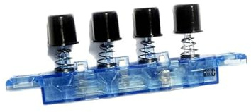 Vdaxvme Interruptor multifuncional de 4 botones para ventilador de 3 velocidades, botones intercambiables para reemplazar ventiladores de piso/mesa, interruptor de llave de repuesto para ventiladores
