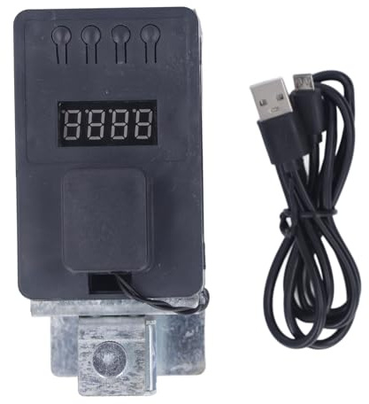 ZDETGU Datortangentbord Clicker Automatisk Höjd Fast Time Clicker för Spel och Tangentbordssimulering Järnkonstruktion