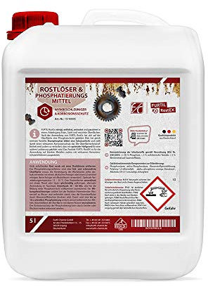 Furth Chemie, Rostlöser/Phosphatierungsmittel, Rostumwandler & Rostentferner (10 L)