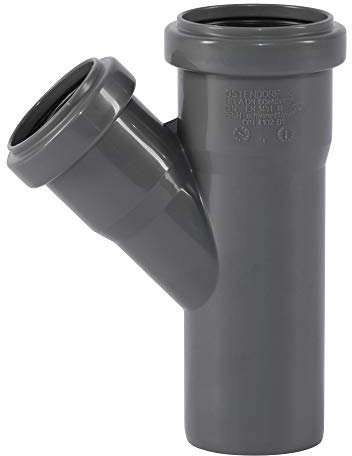 Tuyau HT et pièces moulées DN 50 (dérivation 50/40 45 degrés).