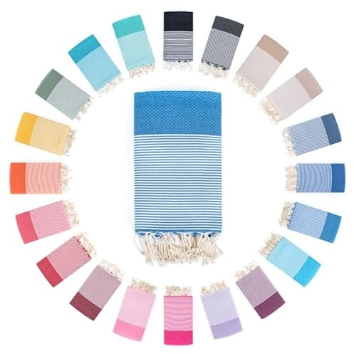 Darido Honeycomb Asciugamano hammam fatto a mano - Asciugamano da sauna, bagno e spiaggia XXL 100 x 200 cm - 100% cotone - Leggero, morbido e assorbente - Multiuso e pratico