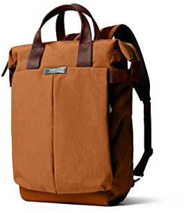 Bellroy Tokyo Totepack, water-resistant woven convertible backpack and tote bag - Bronze