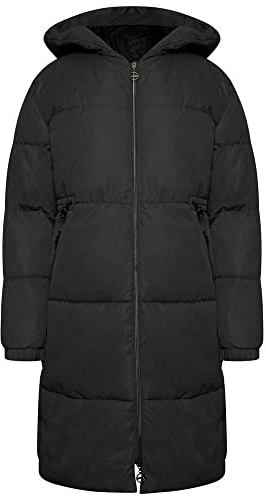 Dare 2B Indulgent Jacket Giacca Lunga Da Donna In Tessuto Riciclato Idrorepellente - Zip Intera Con 2 Tasche Basse Con Zip, Cappuccio E Polsini Elasticizzati