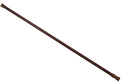 Hundnsney Extendable Tringles À Treillis pour Rail de Rideau À Tension Nette de Ressort Télescopique, 70~120Cm, Couleur Bois