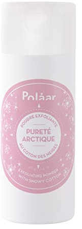 Polåar - Peelingpulver Pureté Arctique mit Schneebaumwolle - Peelingsplege für das Gesicht - Reine Haut, verfeinertes Hautbild, strahlender Teint - 99% natürlich, vegan, Made in France - 40g