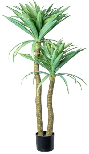 Alexandra House Living Planta Decorativa Plástico Yuca 120 cm
