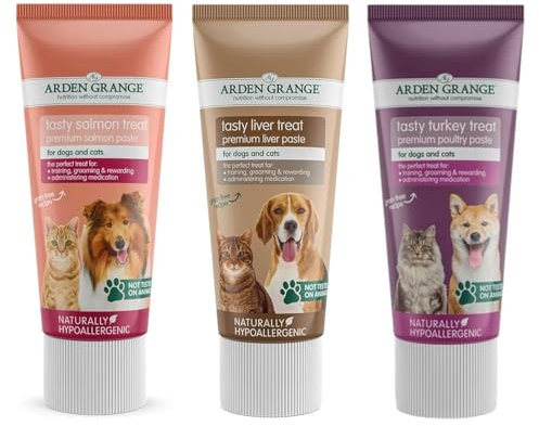 WUNDAPETS 3 PACK AG MIXED VARIETY PREMIUM PET DOG CAT TREAT PASTE 75G