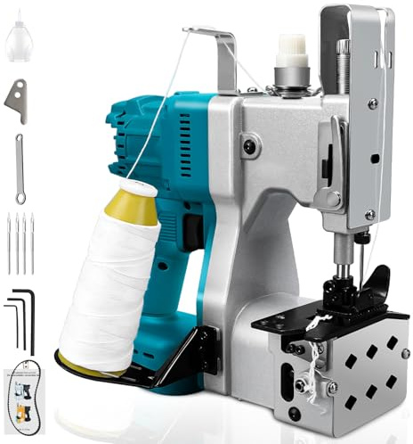 Machine à coudre portable sans fil pour Makita 18 V batterie | machine à coudre électrique pour sac en tissu, sac en papier, sac de sable, sac de jute, sac à céréales