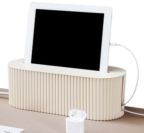 Boîte De Rangement - Boîte Cache Câble avec Couvercle | Organisateur De Câbles | Étui De Gestion des Câbles | Étui Organisateur Ranger Câblage Informatique | Rangement pour Cordon pour Multiprises